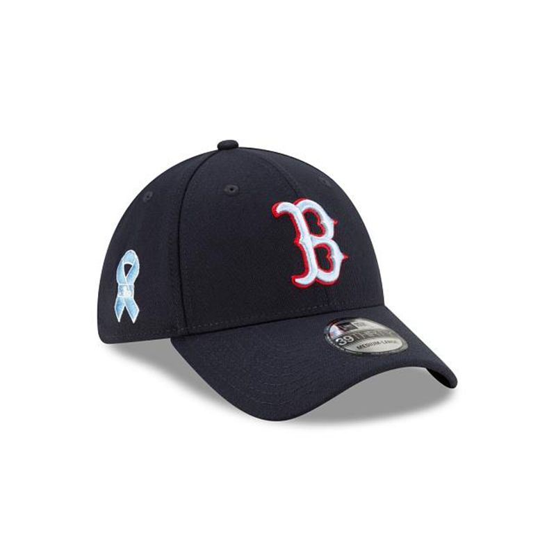 MLB Boston Red Sox Father's Day 39Thirty Stretch Fit (CSD6771) - Blue New Era Caps